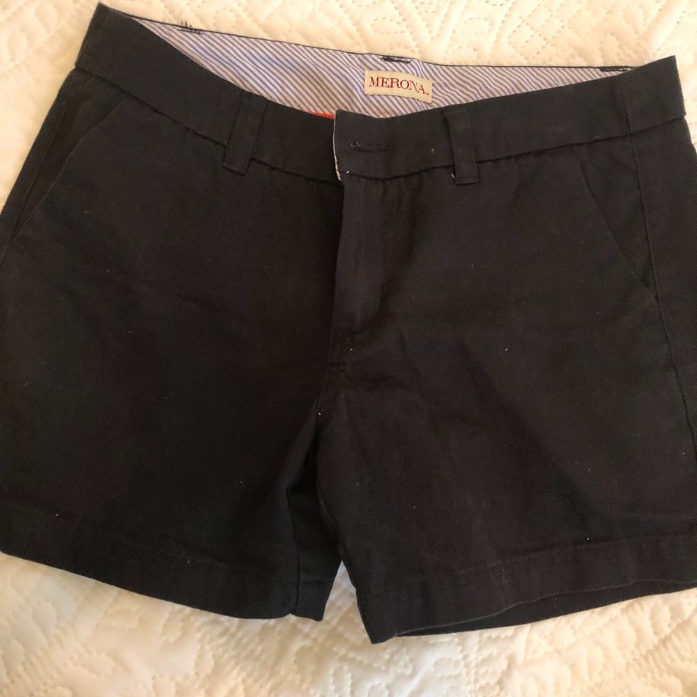 Merona 5 inch inseam black shorts